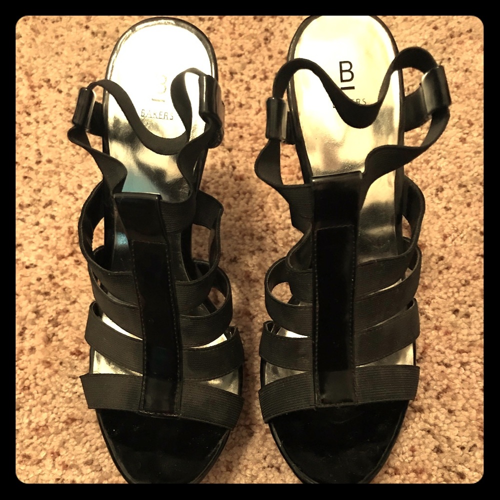 Only worn once Bakers platform heels